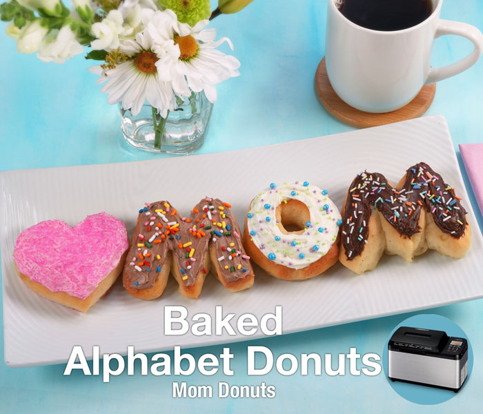 Baked Alphabet Donuts