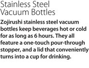 Stainless Steel Vacuum Bottles