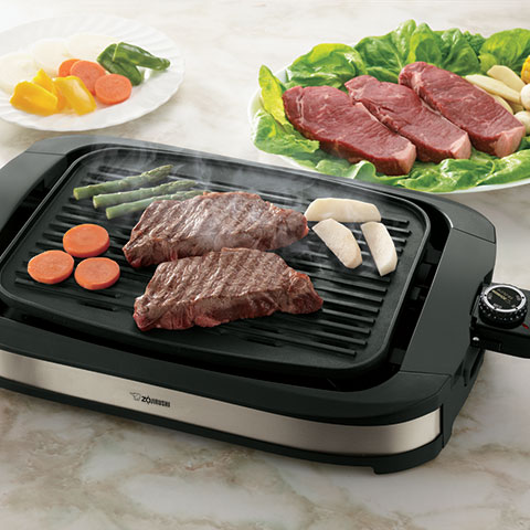 Large titanium and ceramic enhanced dual-layer nonstick grilling surface