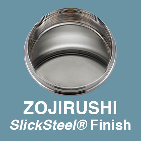 <i>SlickSteel</i>® finish interior resists corrosion and repels stains