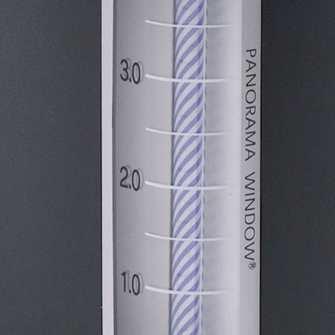 <I>Panorama Window</I>® water level gauge to check water level at-a-glance