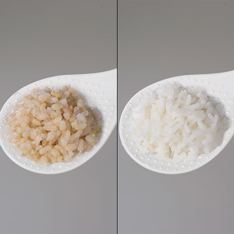 Healthy Brown/GABA Brown and Jasmine White Rice settings