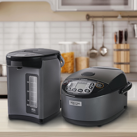 Complete your kitchen with <b>Micom Rice Cooker & Warmer NL-GAC10/18</b>