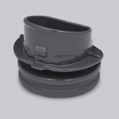 One-piece stopper is leak-proof*** and gasket-free<br>