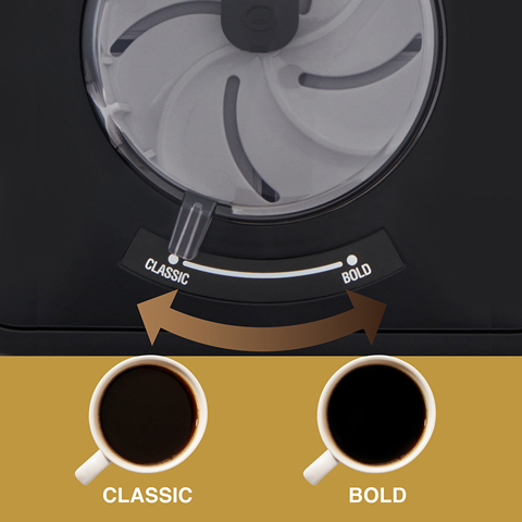 Enjoy the subtle flavor changes by fine-tuning the way you brew with the Taste Tuner