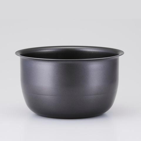 Black thick spherical inner cooking pan (1.7mm)