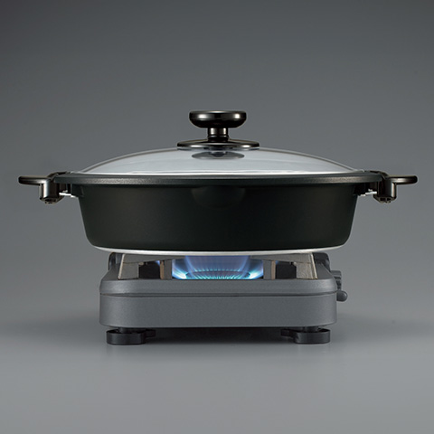 Prep quickly by using on stovetop