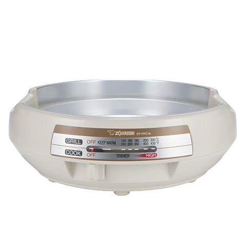 Circular heating surface for even cooking