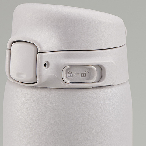 Safety lock prevents lid from opening accidentally