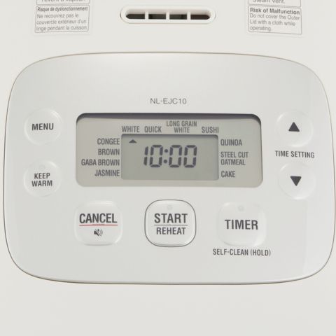 Easy-to-use LCD control panel with clock and timer functions