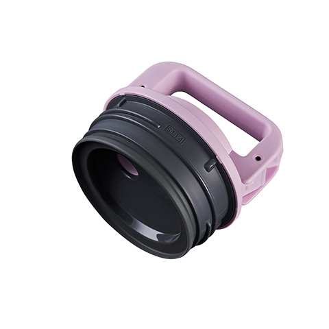 One-piece lid with integrated gasket