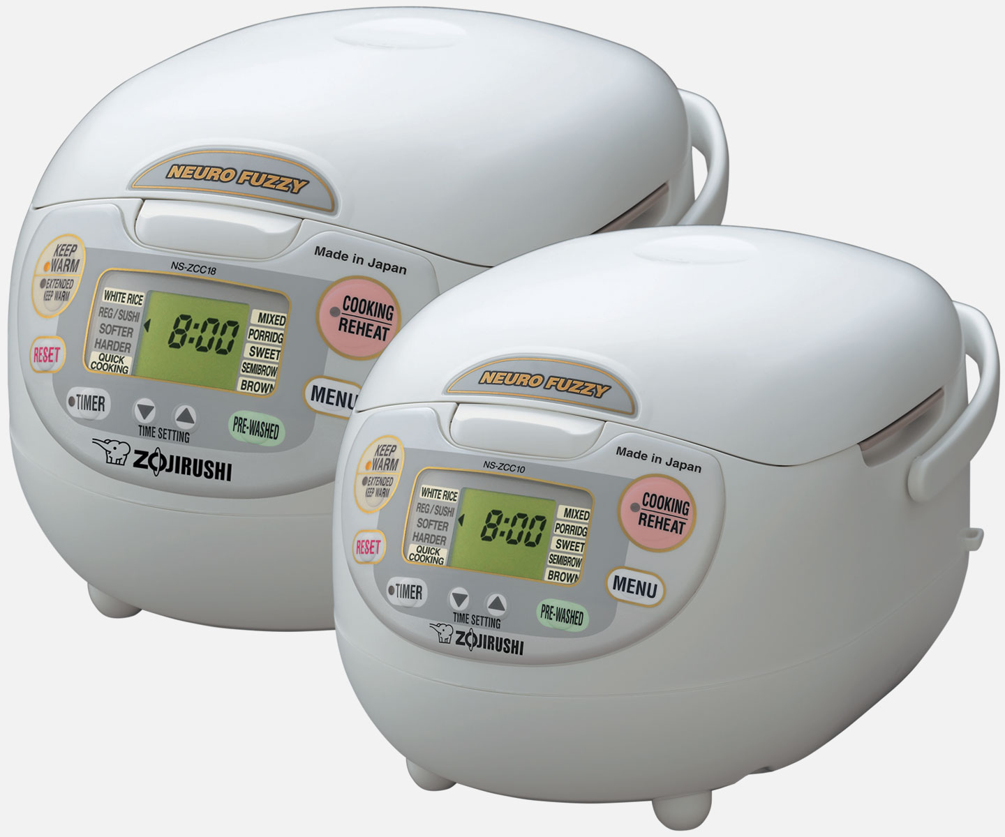 <em>Neuro Fuzzy®</em> Rice Cooker & Warmer NS-ZCC10/18