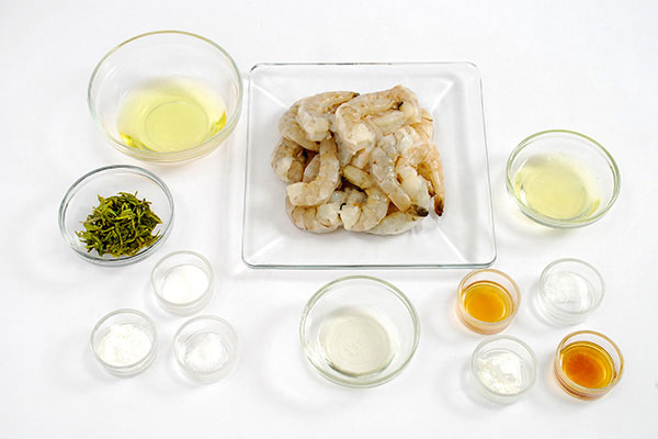 
            	Dragon Well Shrimp (Stir-Fried Shrimp with <i>Longjing</i> Tea)  Ingredients
      	