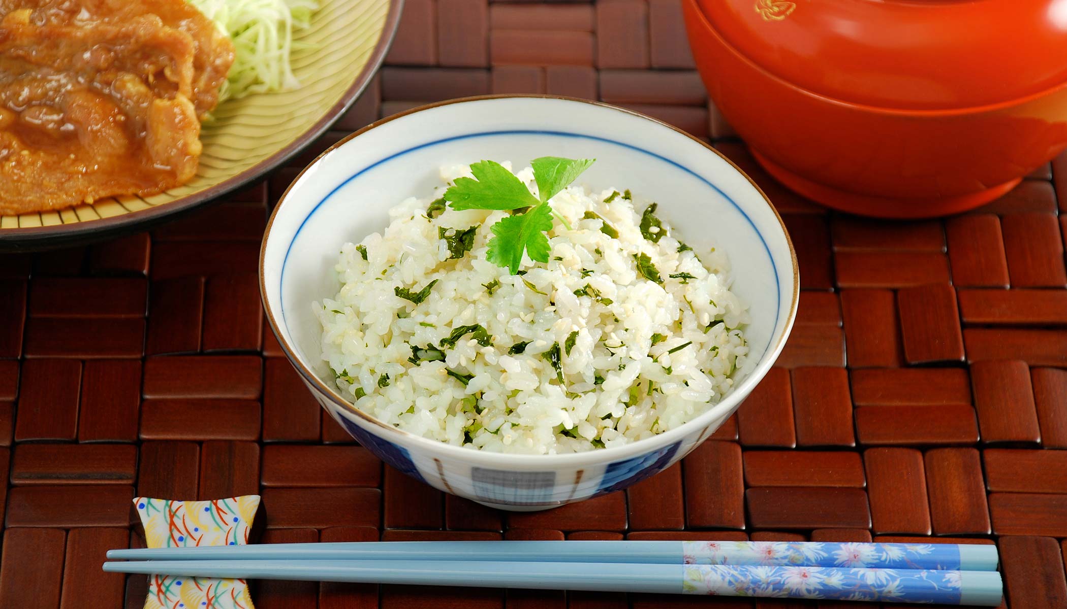 Zojirushi Recipe – Green Tea Rice