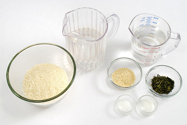
            	Green Tea Rice  Ingredients
      	