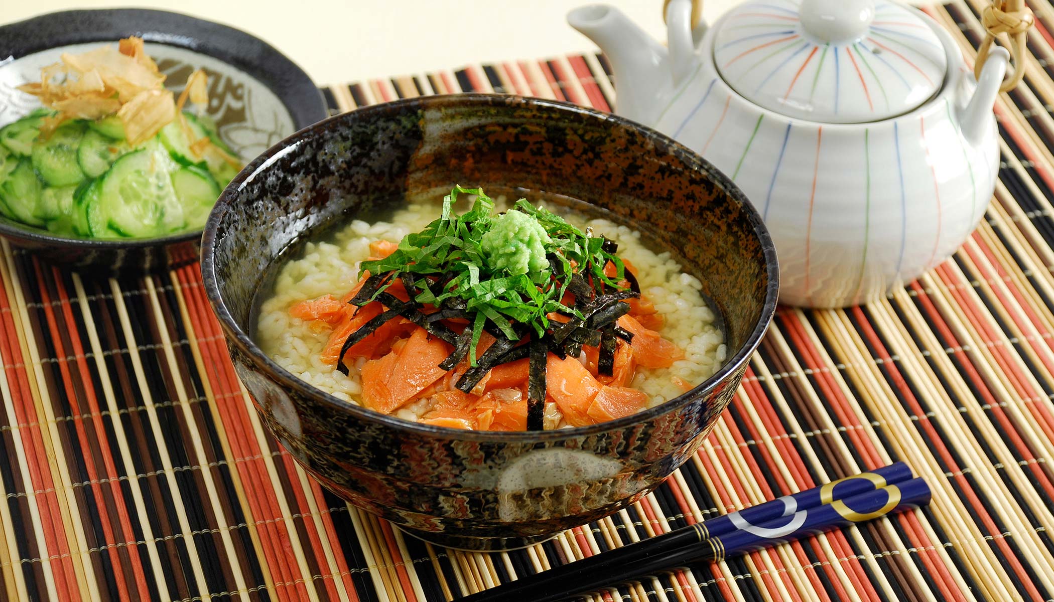 Zojirushi Recipe – Salmon <i>Chazuke</i> (Green Tea Rice Soup)