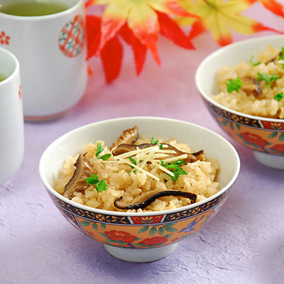 Zojirushi Recipe – <i>Shiitake-Gohan</i> (<i>Shiitake</i> Mushroom Rice)