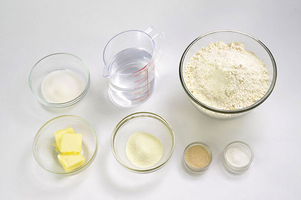 Basic White Bread  Ingredients