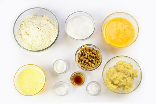 Banana Bread  Ingredients