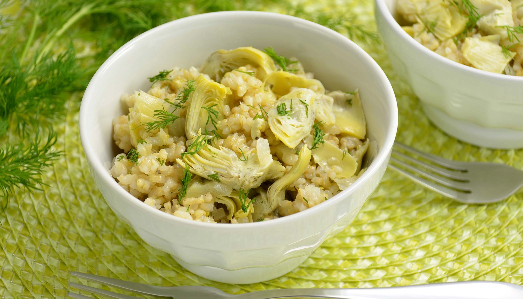 Zojirushi Recipe – Artichoke Mixed Brown Rice