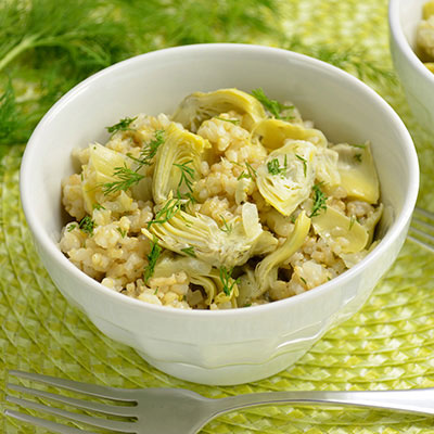 Zojirushi Recipe – Artichoke Mixed Brown Rice