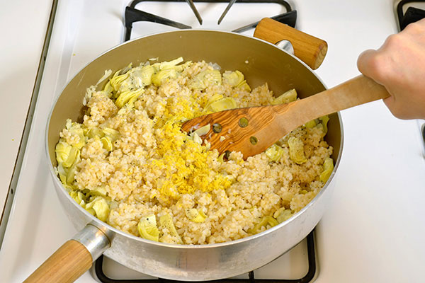 
              Artichoke Mixed Brown Rice Step 5
      	