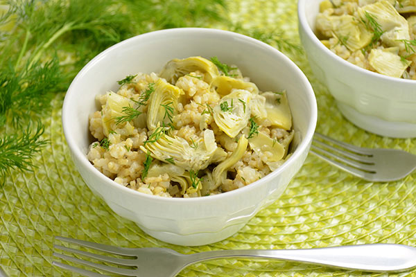 
              Artichoke Mixed Brown Rice Step 7
      	