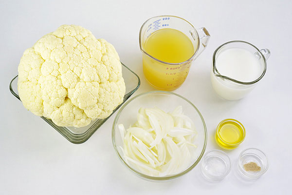 
            	Cauliflower Soup  Ingredients
      	