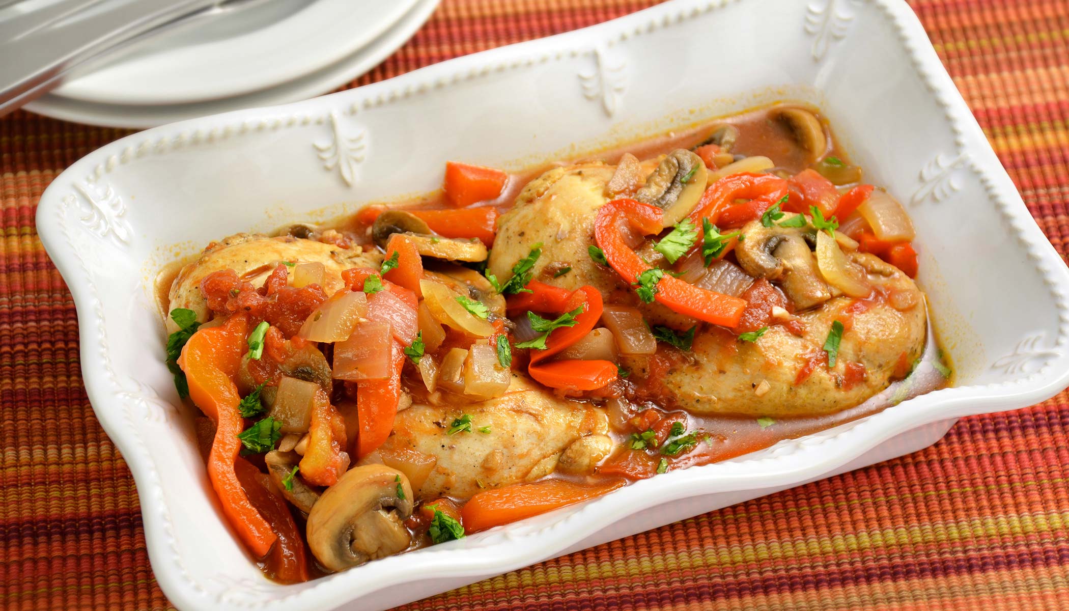 Zojirushi Recipe – Chicken Breast <i>Cacciatore</i>