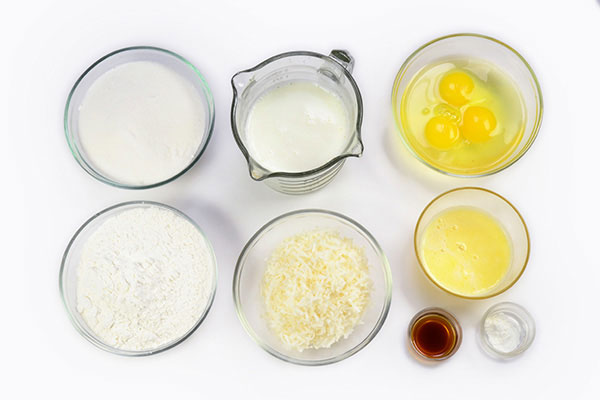 Butter Mochi  Ingredients