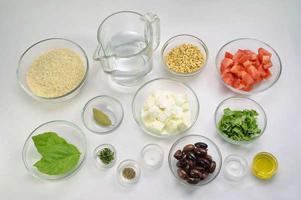 
            	Caprese Rice Salad  Ingredients
      	