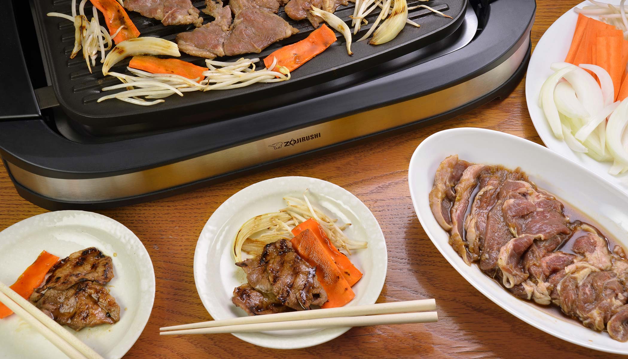 Zojirushi Recipe – <i>Genghis Khan</i> (Japanese Barbequed Lamb)