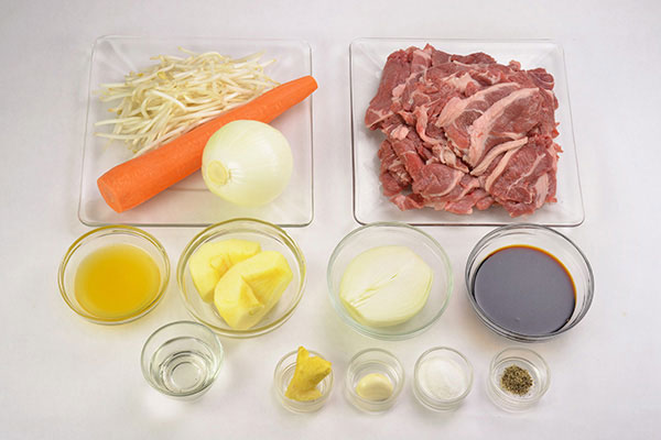 
            	<i>Genghis Khan</i> (Japanese Barbequed Lamb)  Ingredients
      	