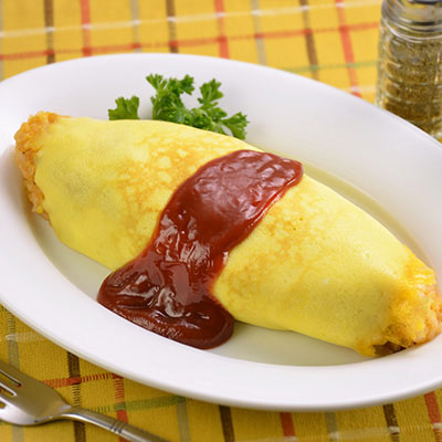 Zojirushi Recipe – Rice Omelet (Japanese <i>Omu-Rice</i>)