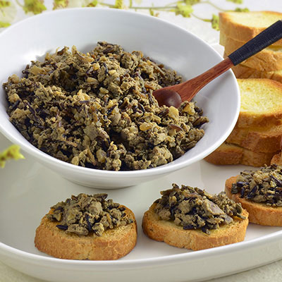 Zojirushi Recipe – Wild Rice and Chicken Liver <i>Crostini</i>