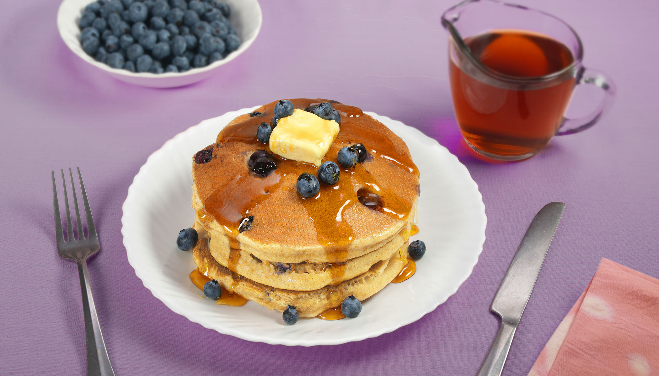 Zojirushi Recipe – Blueberry Whole Wheat Pancakes