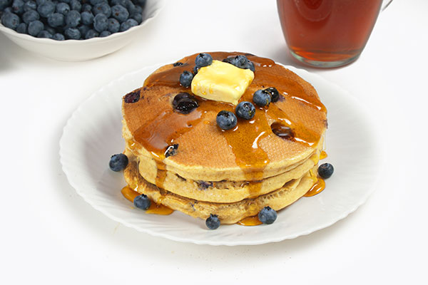 
              Blueberry Whole Wheat Pancakes Step 6
      	