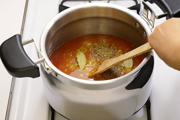 
              Vegetable Lentil Soup Step 2
      	