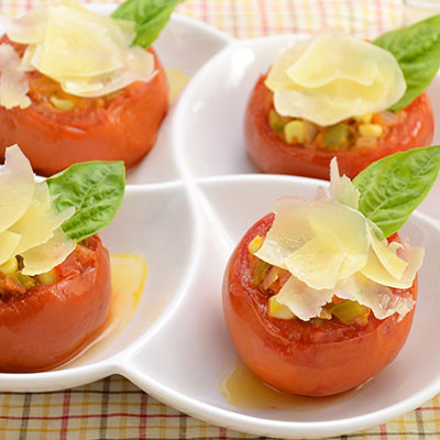 Zojirushi Recipe – Vegetable Stuffed Tomatoes