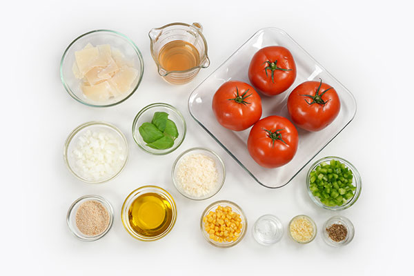 
            	Vegetable Stuffed Tomatoes  Ingredients
      	