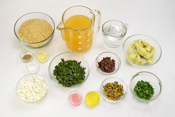 
            	Eastern Mediterranean Vegetables and Brown Rice  Ingredients
      	