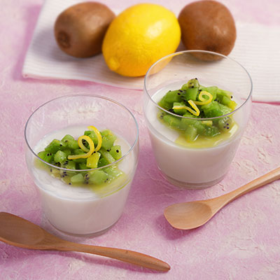 Zojirushi Recipe – Yogurt Gelatin with Kiwifruit