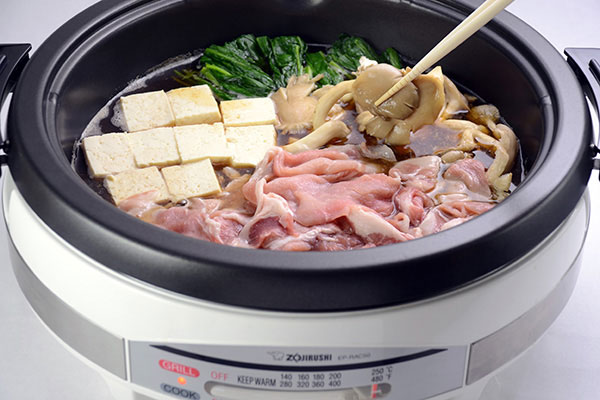 
              Soy Milk-<i>Nabe</i> Step 2
      	