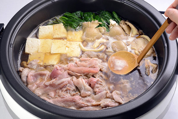 
              Soy Milk-<i>Nabe</i> Step 3
      	