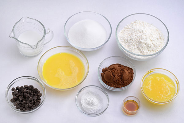 Chocolate Cake  Ingredients