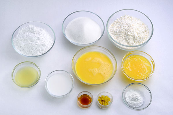 Lemon Cake  Ingredients