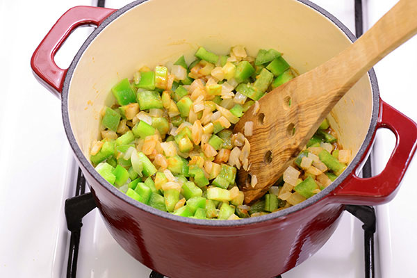 
              Gumbo Bowl Step 3
      	