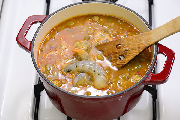 
              Gumbo Bowl Step 7
      	