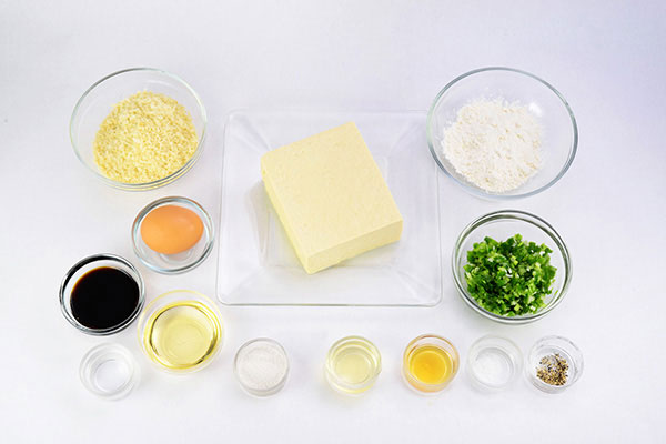 
            	<i>Tofu</i> Hamburger  Ingredients
      	