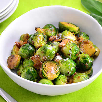 Zojirushi Recipe – <i>Choux de Bruxelles au Bacon et à la Crème</i> (Creamed Brussels Sprouts with Bacon)